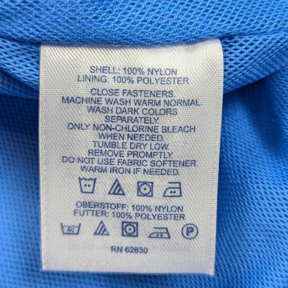 Lands End Blue Lightweight Utility Jacket Women's Medium Zip Snap Front Pockets - Picture 5 of 9